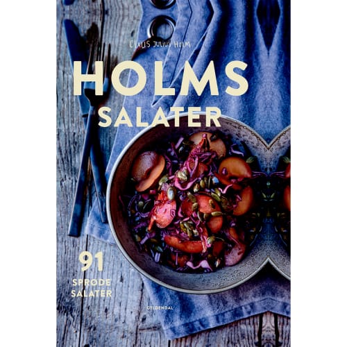 Holms salater - 91 sprøde salater - Indbundet