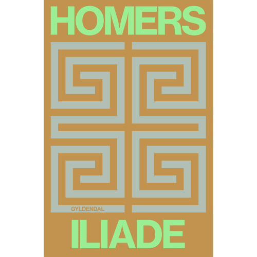 Homers Iliade - Med ledsager - Luksusudgave - Hardback