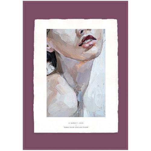Incado indrammet plakat - Artist Papers - A woman's neck