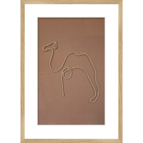 Incado plakat i ramme - Simplicity - Camel