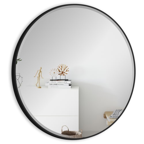 Incado spejl - Modern Mirrors - Black - Ø 40 cm