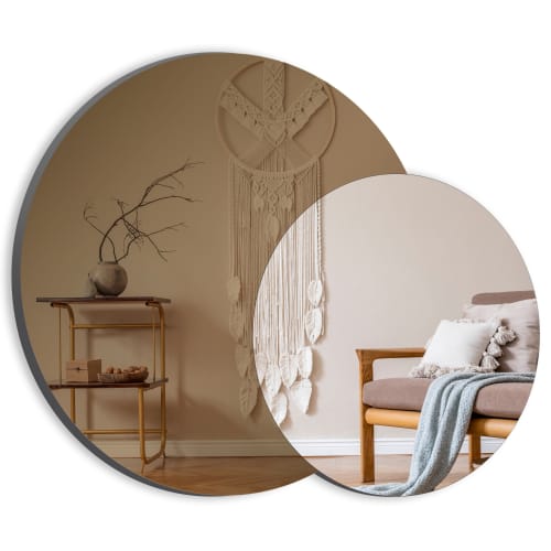 Incado spejl - Modern Mirrors - Dark Bronze/Silver