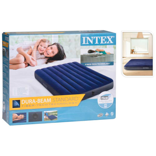 Intex dobbelt luftmadras - Blå