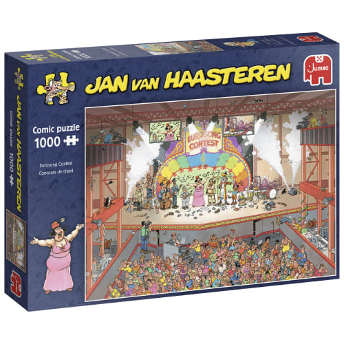 Jan van Haasteren puslespil - Melodi Grand Prix