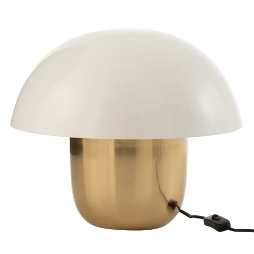 Jolipa bordlampe - Mushroom S - Messing/hvid