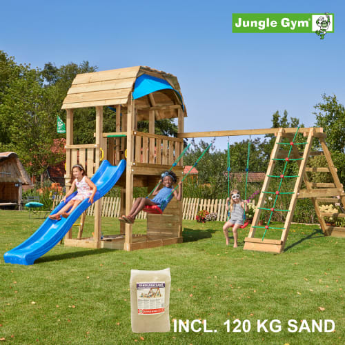 Jungle Gym Barn legetårn med klatremodul