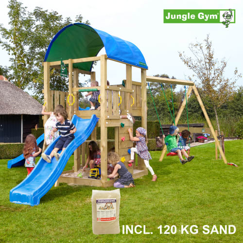 Jungle Gym Farm legetårn med gyngemodul