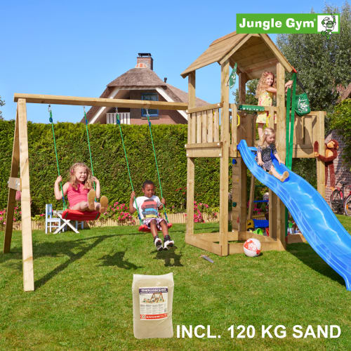 Jungle Gym Mansion legetårn med gyngemodul