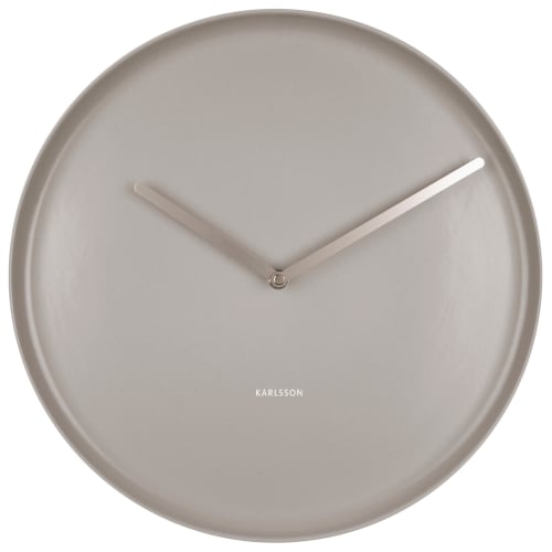 Karlsson vægur - Plate KA5786GY - Grå
