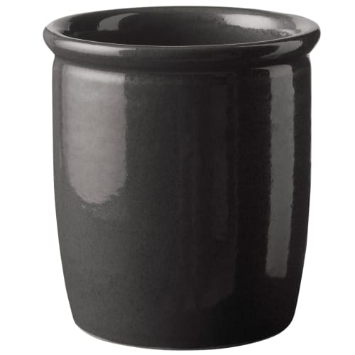 Knabstrup Keramik Syltekrukke - Antracitgrå - 1 L
