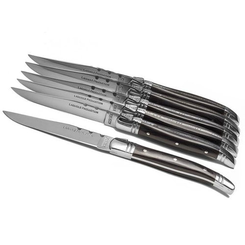 Laguiole Heritage steakknive - Tradition - Sort