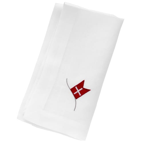 Langkilde & Søn servietter med flag - 6 stk.