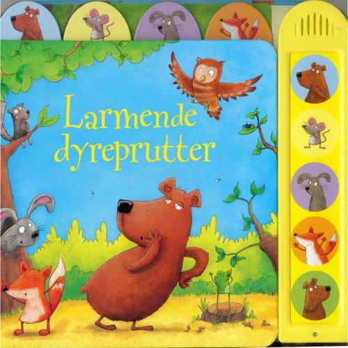 Larmende dyreprutter - med lyd - Papbog