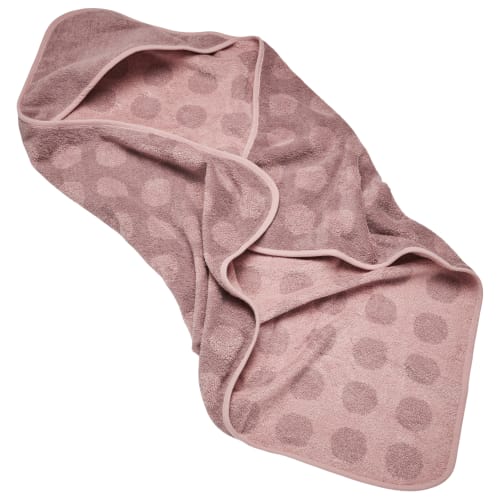 Leander babyhåndklæde – Matty Hoodie – Woodrose
