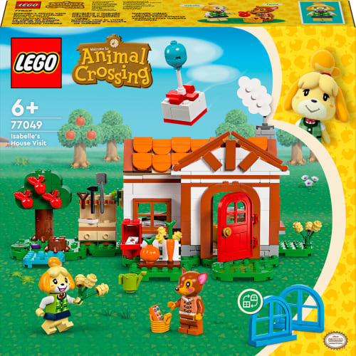 Billede af LEGO Animal Crossing Isabelle på husbesøg hos Coop.dk
