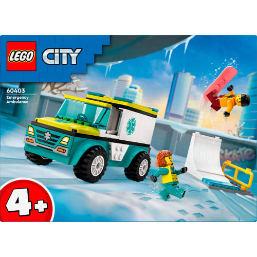 Billede af LEGO City Ambulance og snowboarder hos Coop.dk