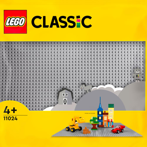 Billede af LEGO Classic Grå byggeplade hos Coop.dk