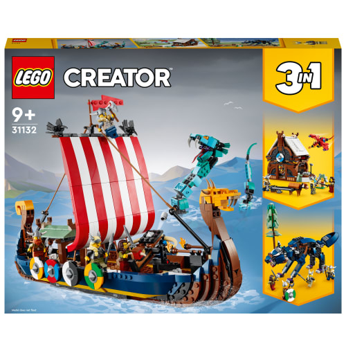 LEGO Creator Vikingeskib og Midgårdsormen