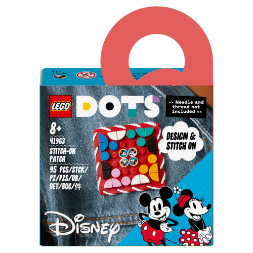 LEGO DOTS Mickey Mouse og Minnie Mouse påsyningsmærke