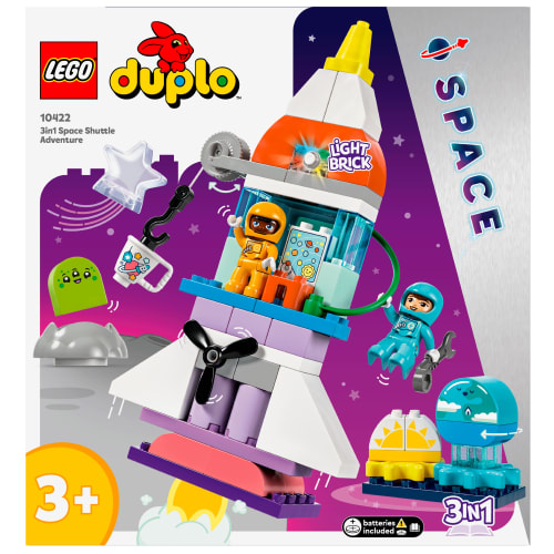 Billede af LEGO DUPLO 3-i-1-eventyr med rumfærge hos Coop.dk