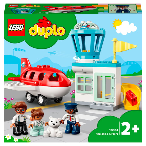 LEGO DUPLO Town Fly og lufthavn