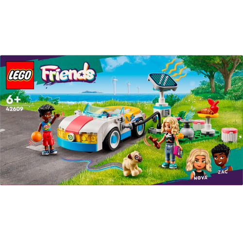 Billede af LEGO Friends Elbil og ladestander