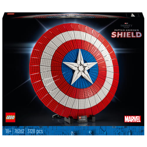 Billede af LEGO Marvel Captain Americas skjold