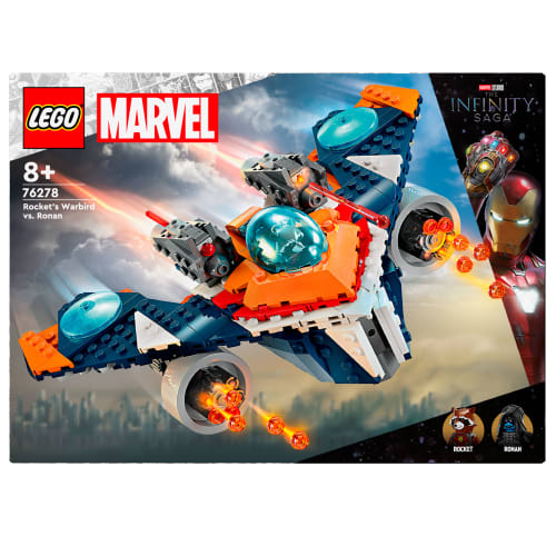 Billede af LEGO Marvel Rockets Warbird mod Ronan Sæt