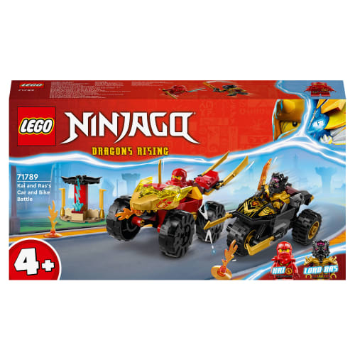 Billede af LEGO Ninjago Kai og Ras' bil- og motorcykelkamp