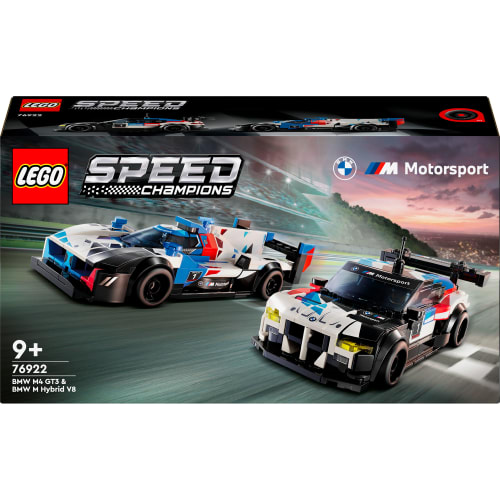 Billede af LEGO Speed Champions BMW M4 GT3 og BMW M Hybrid V8-racerbiler