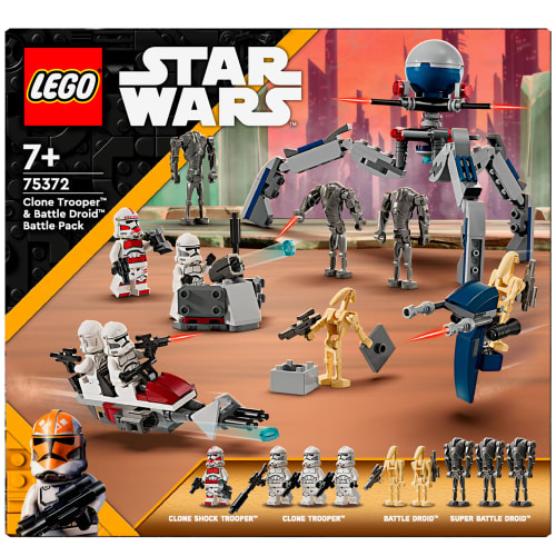 Billede af LEGO Star Wars Battle Pack med klonsoldater og kampdroide hos Coop.dk