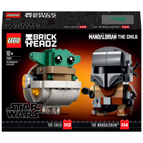 LEGO Star Wars BrickHeadz - Mandalorianeren og Barnet