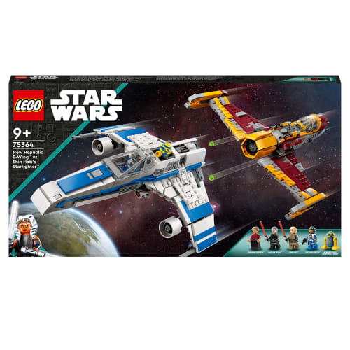 Billede af LEGO Star Wars Den Ny Republiks E-wing mod Shin Hatis stjernejager hos Coop.dk