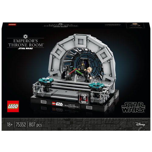 Billede af LEGO Star Wars Diorama med Kejserens tronsal