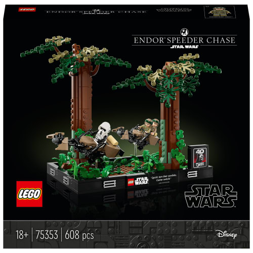Billede af LEGO Star Wars Diorama med speederjagt på Endor
