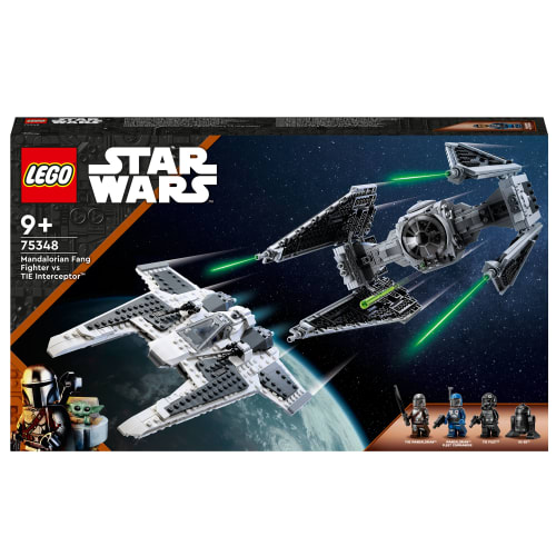 Billede af LEGO Star Wars Mandaloriansk Fang-jager mod TIE Interceptor