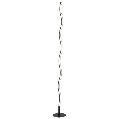Leuchten Direkt gulvlampe - Wave - Sort