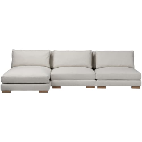 Se Living & more 3 pers. modulsofa med chaiselong - Storm - Sand hos Coop.dk