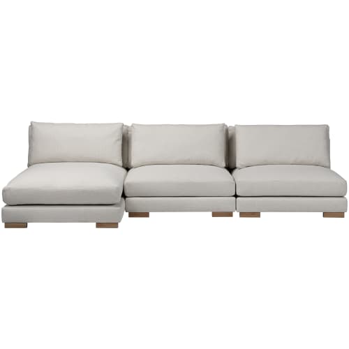 Billede af Living & more 3 pers. modulsofa med chaiselong - Storm - Sand