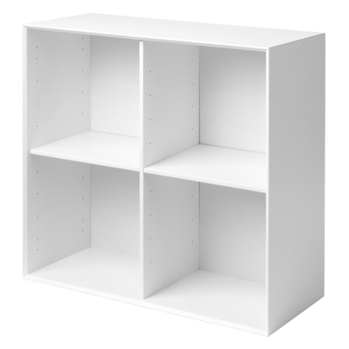 Køb Living og more reol – The Box – 71,2 x 76,4 x 34,0 cm – Hvid