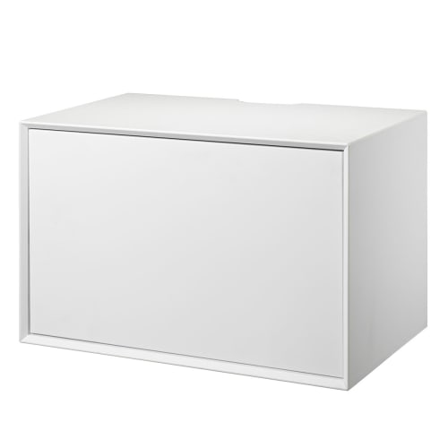 Living&more hi-fi skab - The Box - 37 x 58 x 34 cm - Hvid