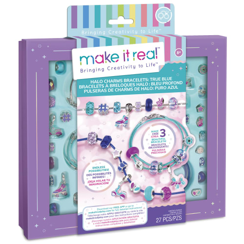 Make It Real DIY smykker - Halo Charms Bracelets - True Blue