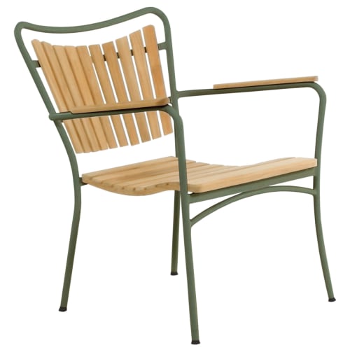 Mandalay Marguerit loungestol - Teak/grøn