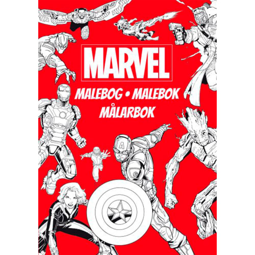 Marvel malebog - Hæftet