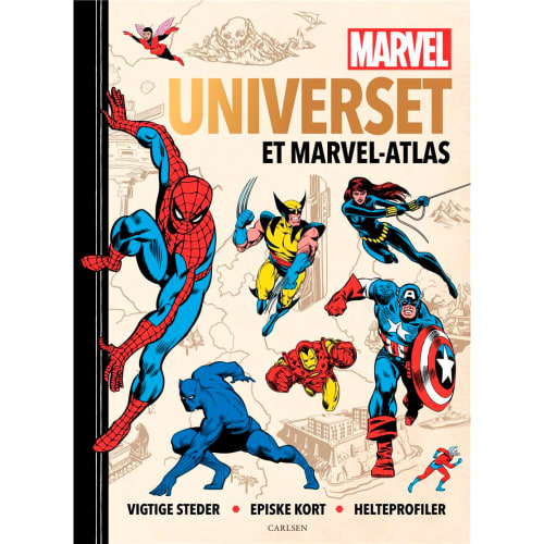 Marvel-universet- et Marvel-atlas - Indbundet