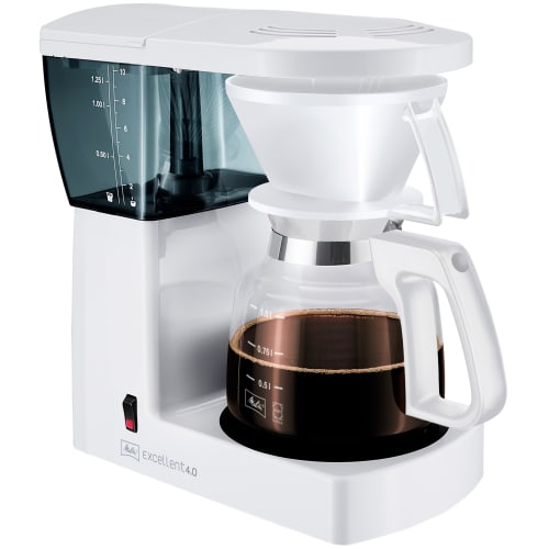 Melitta kaffemaskine - Excellent 4.0 - Hvid