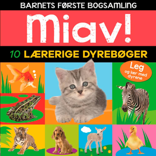Miav - 10 lærerige dyrebøger - Papbog