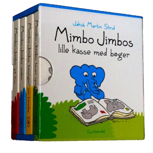 Mimbo Jimbos lille kasse med bøger