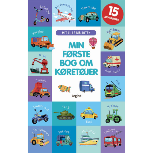 Min første bog om køretøjer - Papbog