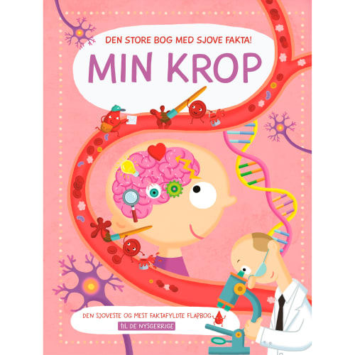 Billede af Min krop - Den store bog med sjove fakta! - Papbog hos Coop.dk